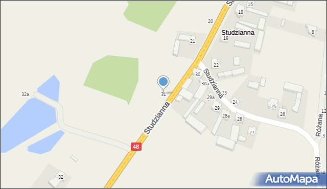 Studzianna, Studzianna, 31, mapa Studzianna