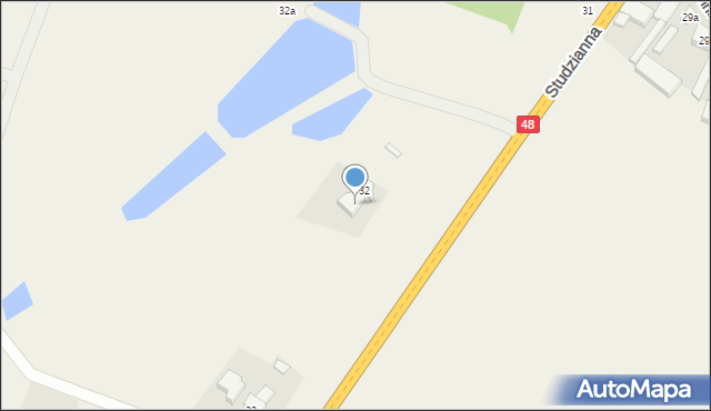 Studzianna, Studzianna, 33, mapa Studzianna