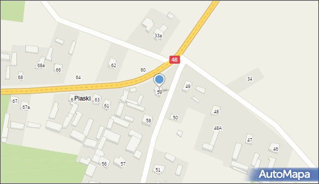 Studzianna, Studzianna, 59, mapa Studzianna
