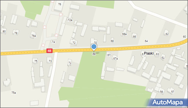 Studzianna, Studzianna, 69, mapa Studzianna