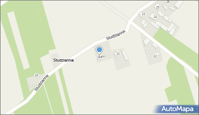 Studzianna, Studzianna, 21A, mapa Studzianna