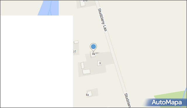Studziany Las, Studziany Las, 9a, mapa Studziany Las