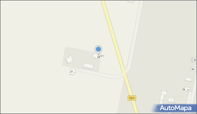 Studzieniec, Studzieniec, 1a, mapa Studzieniec