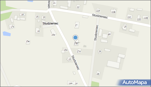 Studzieniec, Studzieniec, 27B, mapa Studzieniec