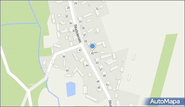 Studzieniec, Studzieniec, 41, mapa Studzieniec