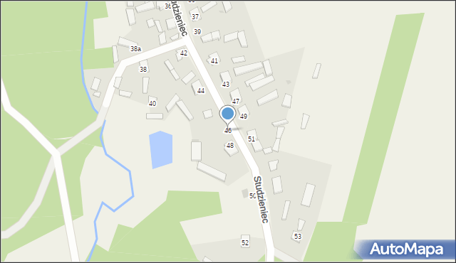 Studzieniec, Studzieniec, 46, mapa Studzieniec