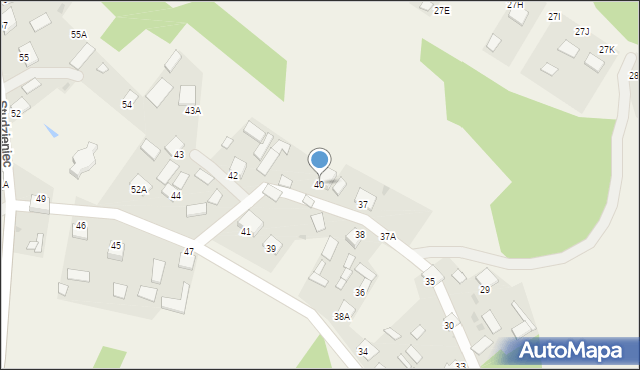 Studzieniec, Studzieniec, 40, mapa Studzieniec