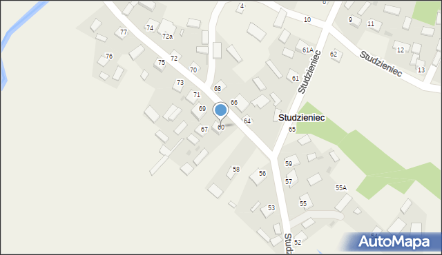 Studzieniec, Studzieniec, 60, mapa Studzieniec