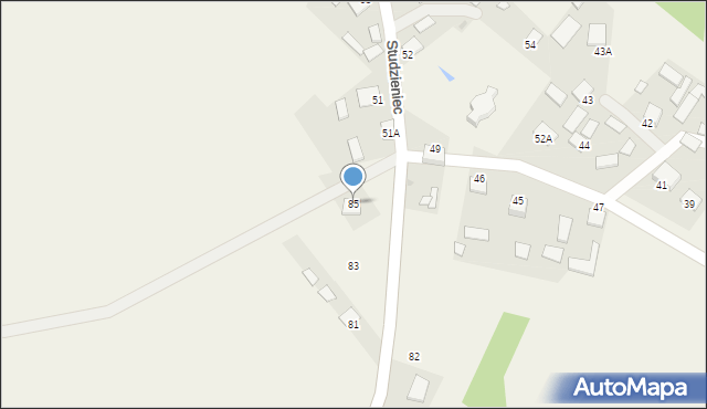 Studzieniec, Studzieniec, 87, mapa Studzieniec