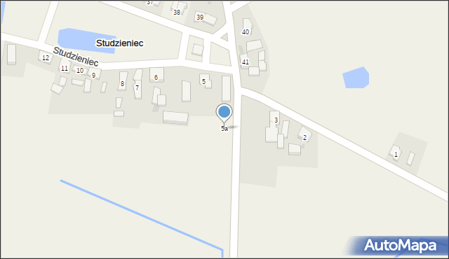 Studzieniec, Studzieniec, 5a, mapa Studzieniec