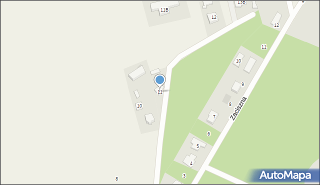 Studzieniec, Studzieniec, 11, mapa Studzieniec