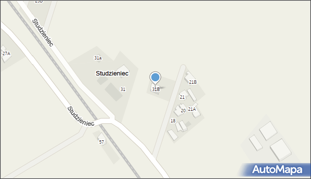 Studzieniec, Studzieniec, 31B, mapa Studzieniec