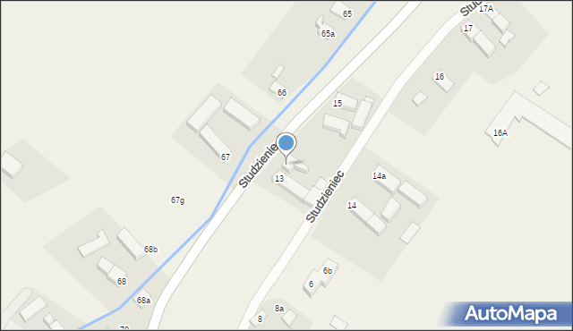 Studzieniec, Studzieniec, 13a, mapa Studzieniec