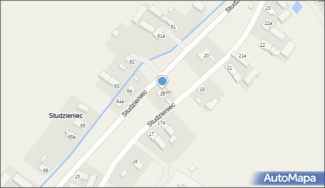Studzieniec, Studzieniec, 18, mapa Studzieniec
