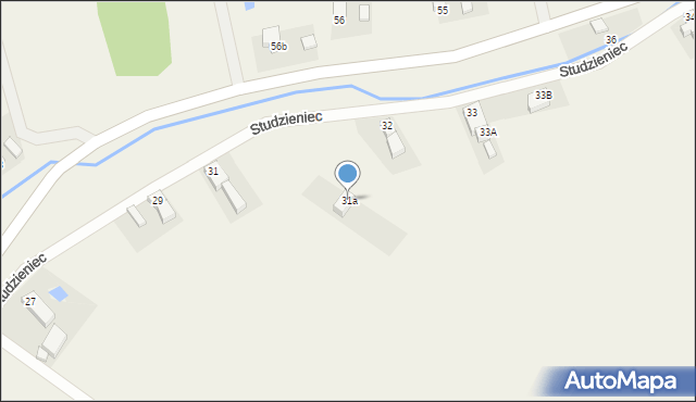 Studzieniec, Studzieniec, 31a, mapa Studzieniec