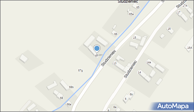 Studzieniec, Studzieniec, 67, mapa Studzieniec
