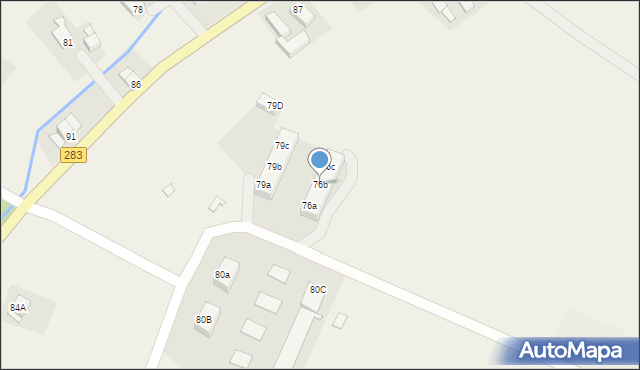 Studzieniec, Studzieniec, 76b, mapa Studzieniec