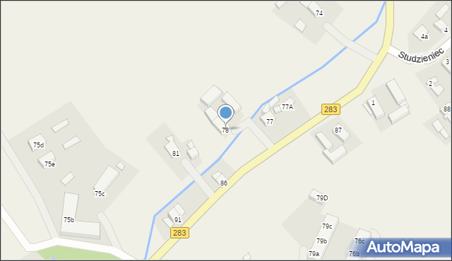 Studzieniec, Studzieniec, 78, mapa Studzieniec