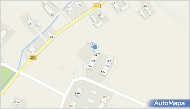 Studzieniec, Studzieniec, 79c, mapa Studzieniec