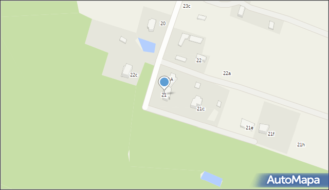 Studzieniec, Studzieniec, 21b, mapa Studzieniec