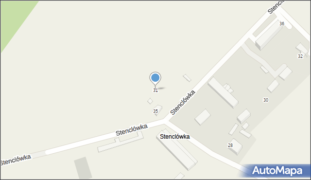 Studzionka, Stenclówka, 33, mapa Studzionka