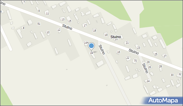 Stulno, Stulno, 14, mapa Stulno