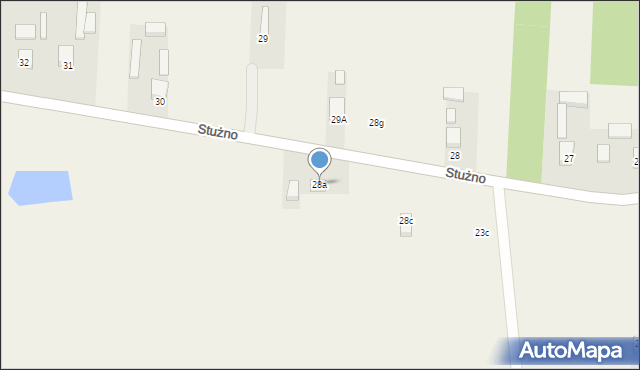 Stużno, Stużno, 28a, mapa Stużno