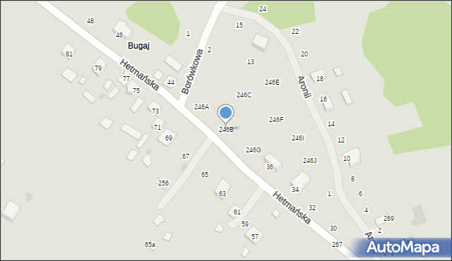 Styków, Styków, 246B, mapa Styków