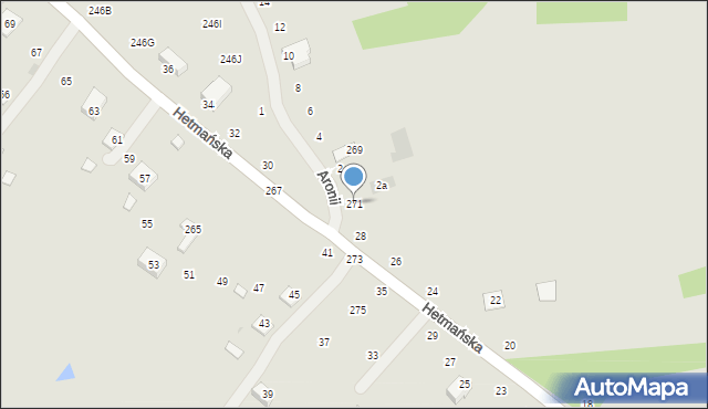 Styków, Styków, 271, mapa Styków
