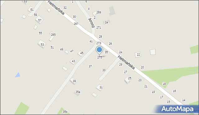 Styków, Styków, 275, mapa Styków