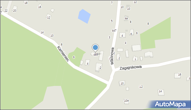 Styków, Styków, 445, mapa Styków