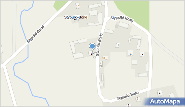 Stypułki-Borki, Stypułki-Borki, 10, mapa Stypułki-Borki