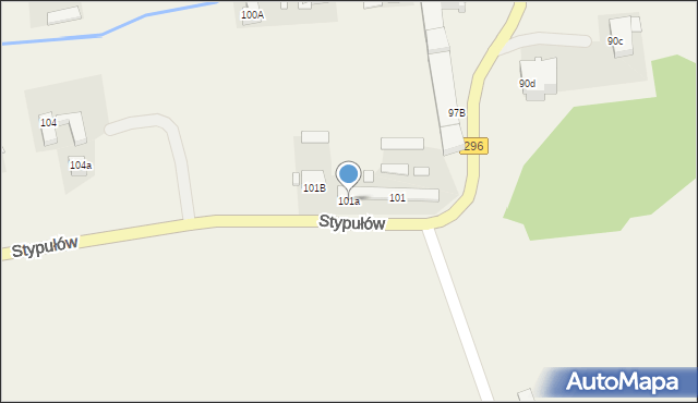 Stypułów, Stypułów, 101a, mapa Stypułów