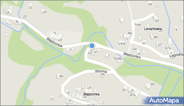 Sucha Beskidzka, Stroma, 1, mapa Sucha Beskidzka