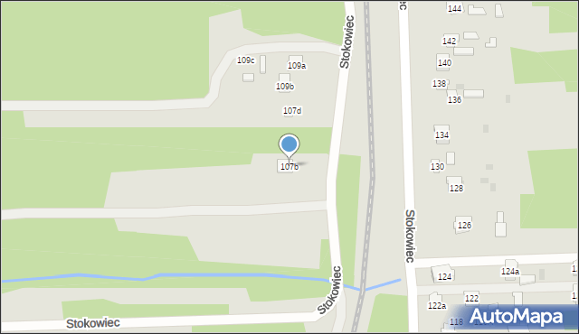 Suchedniów, Stokowiec, 107b, mapa Suchedniów