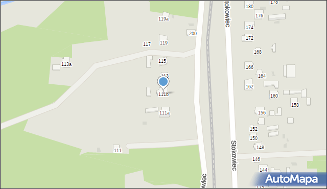 Suchedniów, Stokowiec, 111b, mapa Suchedniów