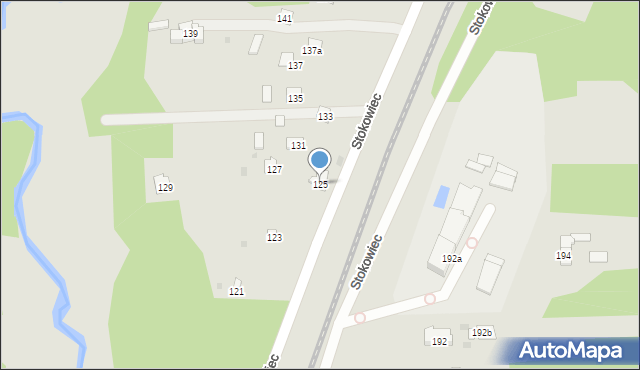 Suchedniów, Stokowiec, 125, mapa Suchedniów