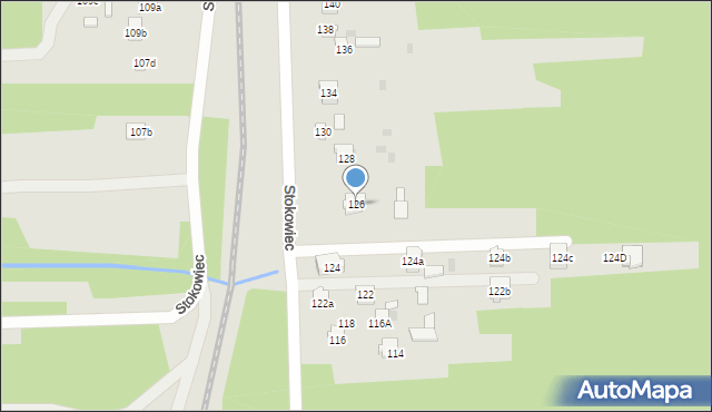 Suchedniów, Stokowiec, 126, mapa Suchedniów