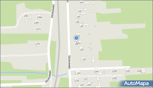 Suchedniów, Stokowiec, 130, mapa Suchedniów