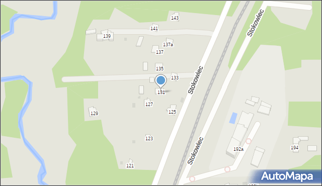 Suchedniów, Stokowiec, 131, mapa Suchedniów