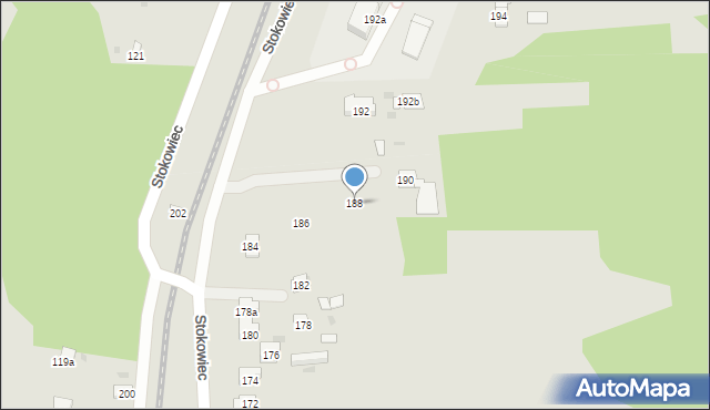 Suchedniów, Stokowiec, 188, mapa Suchedniów