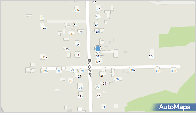 Suchedniów, Stokowiec, 32, mapa Suchedniów