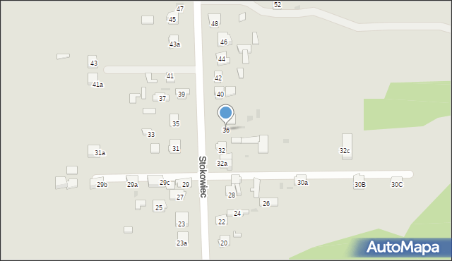 Suchedniów, Stokowiec, 36, mapa Suchedniów