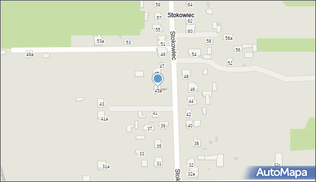 Suchedniów, Stokowiec, 43a, mapa Suchedniów