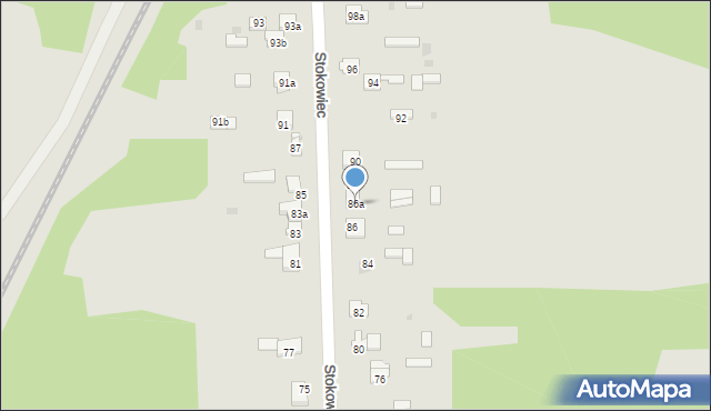 Suchedniów, Stokowiec, 86a, mapa Suchedniów