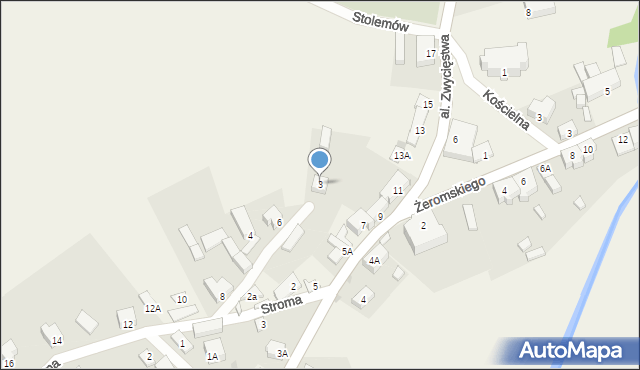 Sulęczyno, Stolemów, 3, mapa Sulęczyno