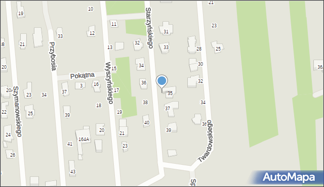 Sulejówek, Starzyńskiego, 35A, mapa Sulejówek