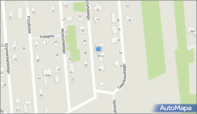 Sulejówek, Starzyńskiego, 37, mapa Sulejówek