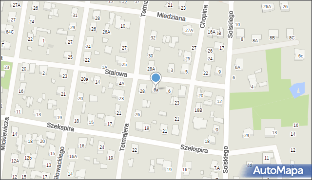 Sulejówek, Stalowa, 6a, mapa Sulejówek