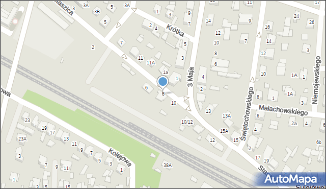 Sulejówek, Staszica Stanisława, 8, mapa Sulejówek